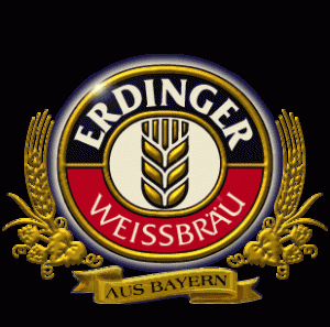 The logo for erdinger weissbrau.