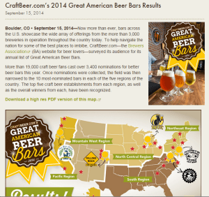Craftbeer com's great american beer tour.