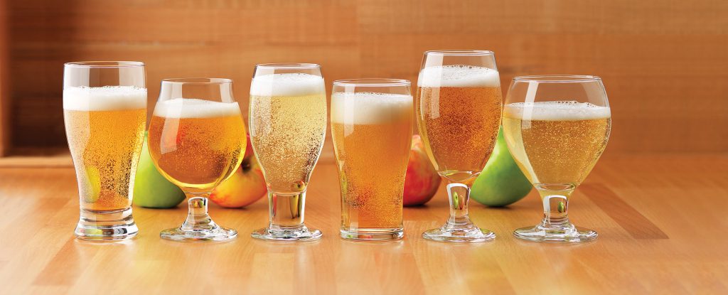 Hard-Cider glasses